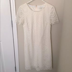 Boden White Eyelet Dress